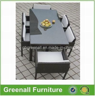 Garden Furniture Outdoor Rattan Table and Chair Furniture (GN-8658D)