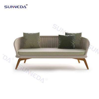 Modern Style Leisure Outdoor Sofa Rope Outdoor Couch