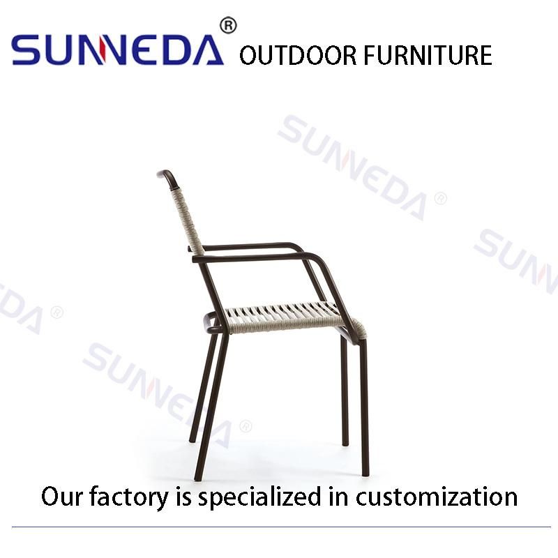 Simple Style Soft Stack Structure Traditional Waterproof Weaving Wholesale Chair Set