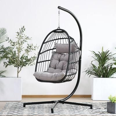 Metal Customized OEM Foshan Wicker Balcony Swings Home Furniture Swing Chair New