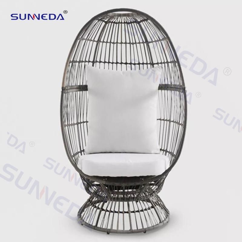 Patio Garden Swing Chair Outdoor Furniture Hanging with Aluminum Frame