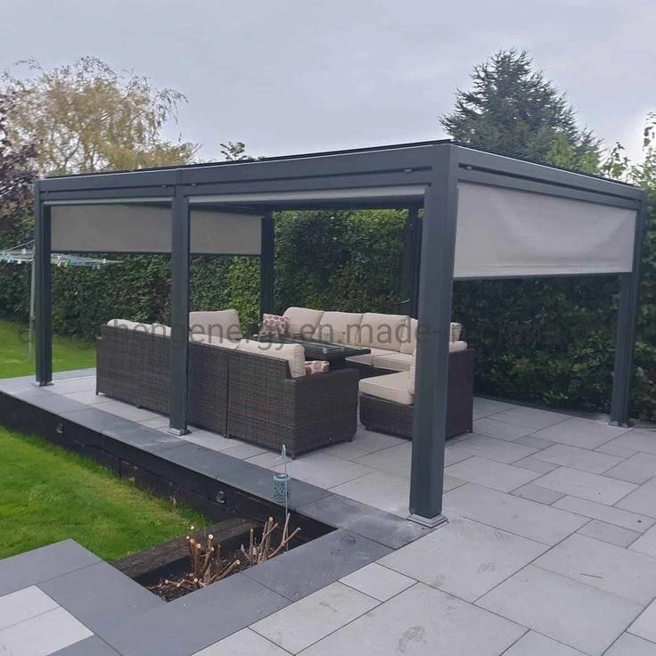 Aluminum Bioclimatic Pergola with Zipscreen System