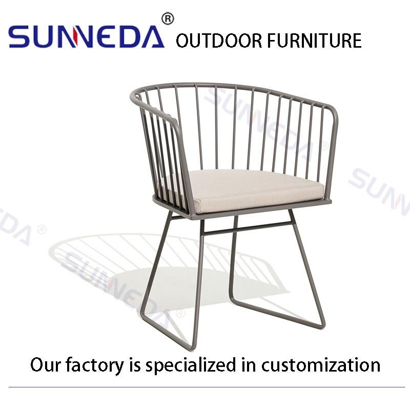 Luxury Home Modern Furniture Patio Aluminum Sectional Recliner