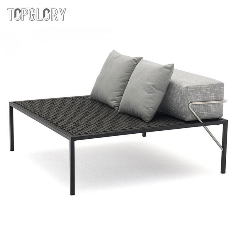 Wholesale Outdoor Home Patio Garden Furniture Courtyard Luxury Aluminum Chaise Sun Lounger