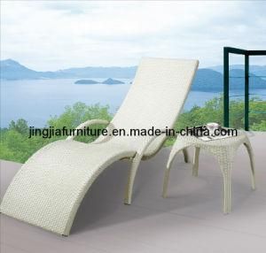 Outdoor Rattan Beach Lounge Chaise Sun Chair (JJ-S689)