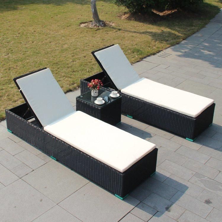 Rattan Outdoor Furniture Leisure Garden Wicker Sun Lounger