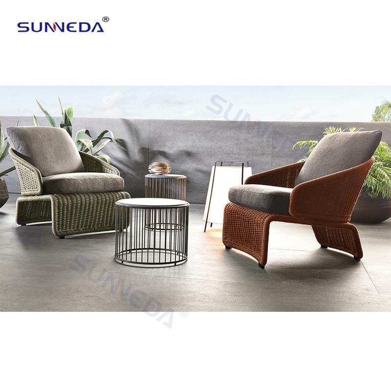 Garden Aluminium Outdoor Rattan Chair Lounger Beach Chaise Lounger
