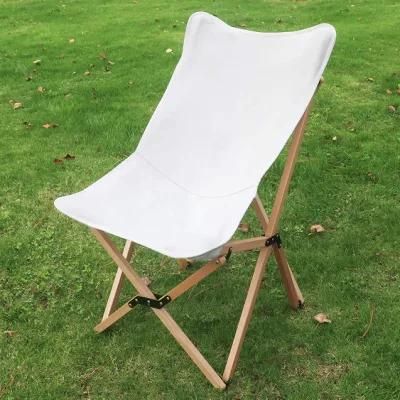 Luxury Outdoor Recliner Portable High-End Butterfly Chair Beech Portable