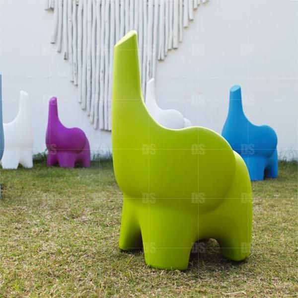 Fiberglass Playground Shopping Mall Beach Decoration Outdoor Cartoon Seat Chair