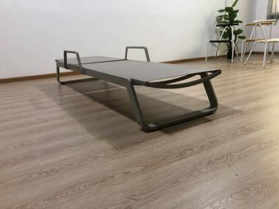 Cheap Price Single Customized OEM Foshan Rattan Hotel Sun Bed Chaise Lounge