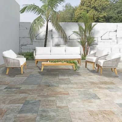 Cheap Price Colorful Metal Darwin Modular China Set Powder Coating Aluminum Bench Sets Wooden Sofa