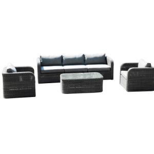 Outdoor Garden Aluminum Rattan Wicker Lounge Furniture Sofa Set