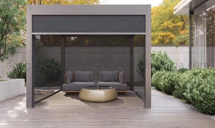 Aluminum Bioclimatic Pergola with Zipscreen System