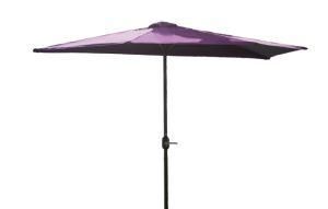 9FT Outdoor Courtyard Garden Steel Crank Umbrella