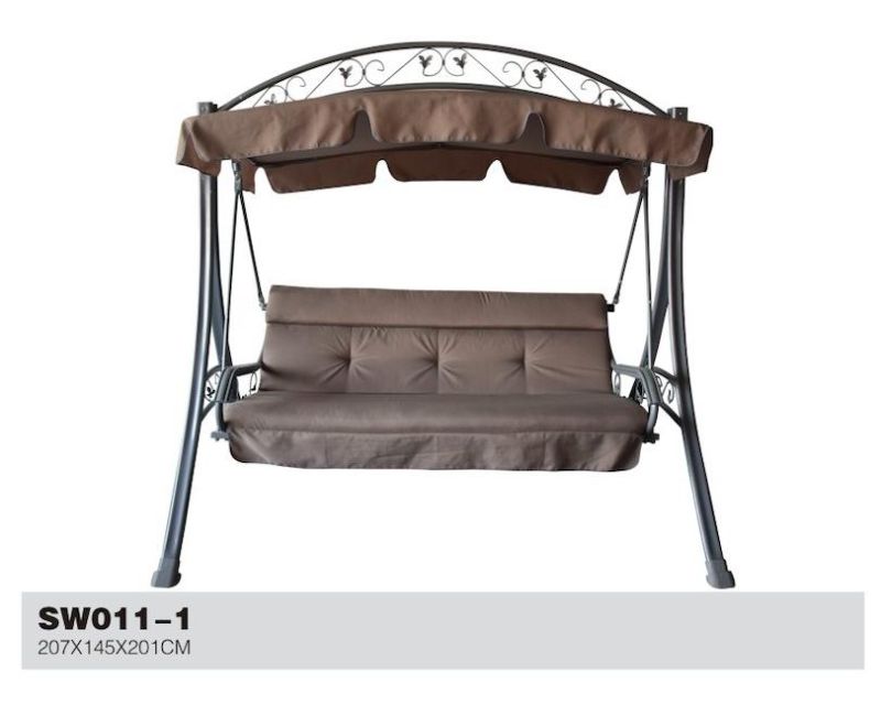 Garden Lotus Leaf Swing Chair with Pillow