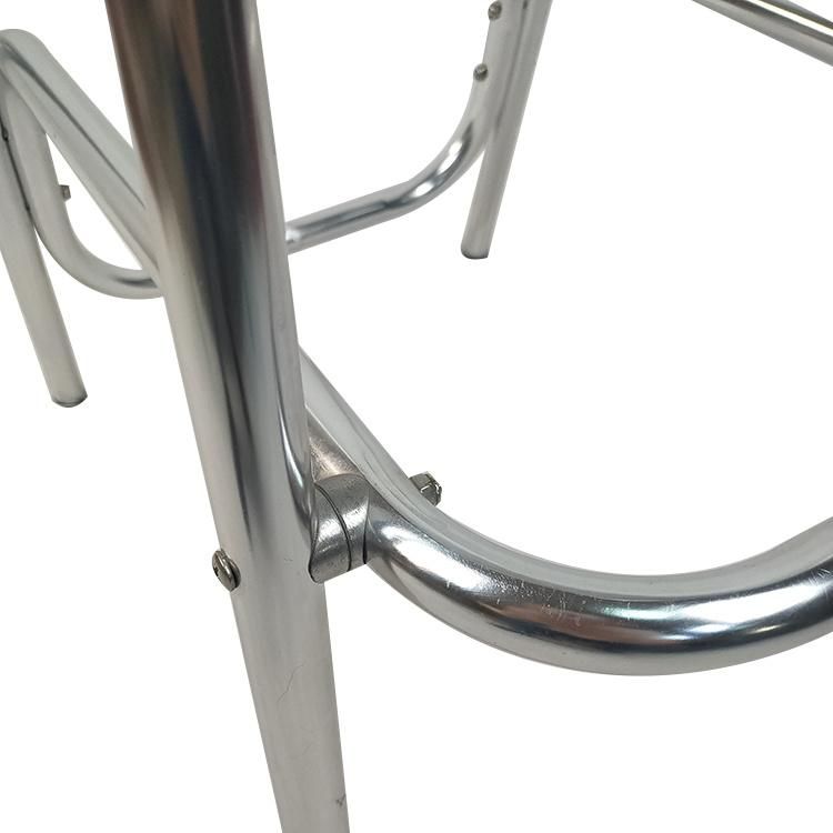 Cheap Price Outdoor Aluminum Furniture Pier Harbor Cafe Leisure Lotus Bar Chair