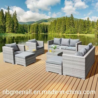 Hot Modern Patio Conversation Set Waterproof Garden Patio Sofa Outdoor Garden Rattan Wicker Furniture