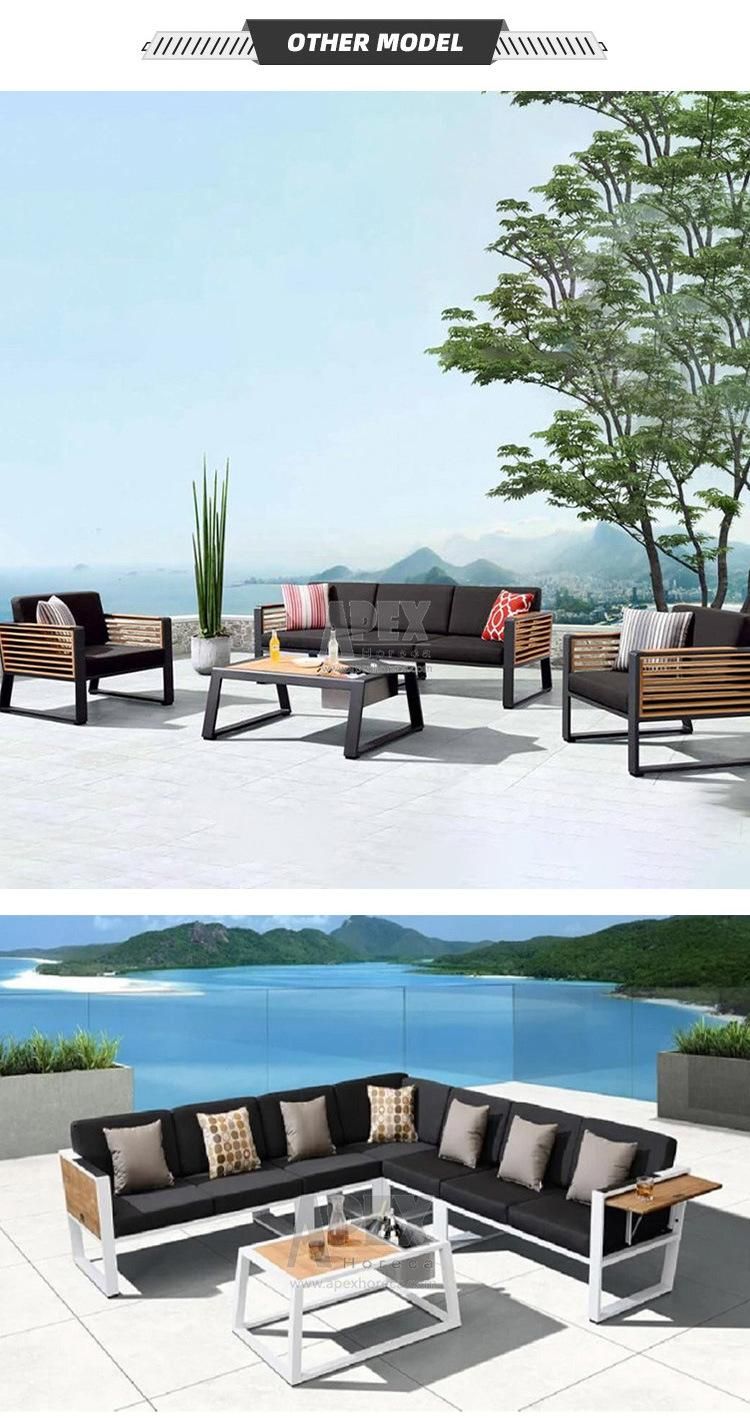 Wholesale Garden Set Aluminum Sectional Outdoor Patio Furniture Sofa Sets