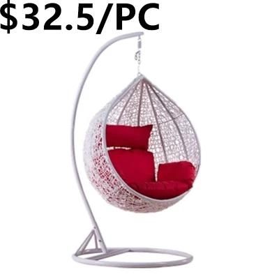 Patio Rattan Hanging Furniture Leisure Patio Single Seat Swing Chair