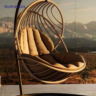 Sunneda Outdoor Patio Furniture Colorful Rattan Hanging Swing Chair