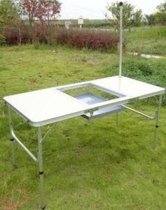 Aluminum Folding Camping Barbecue Table (BBQ TABLE)