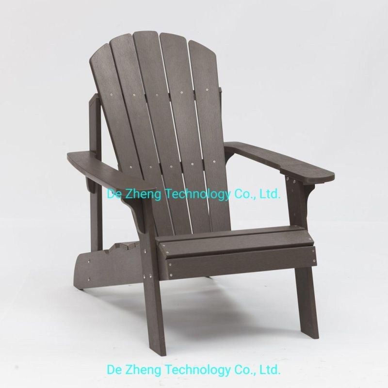 Folding Adirondack Chair Patio Outdoor Chairs Hdps Plastic Resin Deck Chair Painted Weather Resistant for Deck Garden Backyard & Lawn Furniture