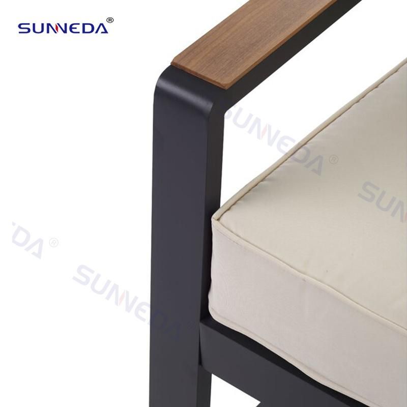 Aluminum Outdoor Sofa Set Leisure Garden Furniture Rectangle Table