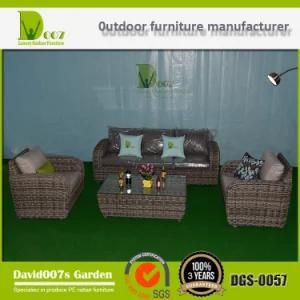 PE Rattan &amp; Aluminum Furniture, Outdoor Rattan Sofa