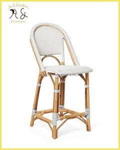 Customized Color Patio Plastic Rattan Aluminium Bar Stool