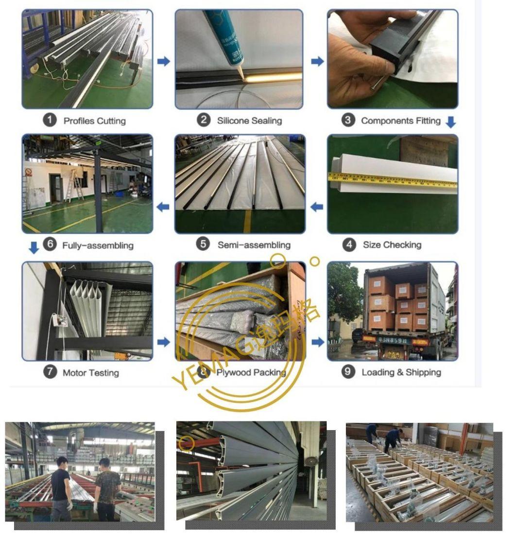 Factory Wholesale Automatic Retractable Canopy for Restaurant