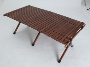 Camping Table Beech Wood Brown Color
