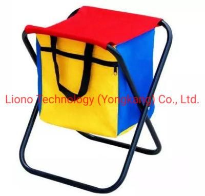 Outdoor Lightweight Folding Chair with Cooler Three Color Bag
