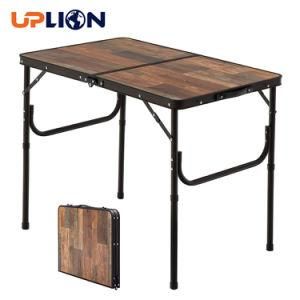 Uplion Folding Table Portable Adjustable Aluminum Height Lightweight Table Outdoor Camping Table