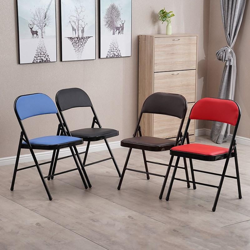 Wholesale China Factory Household Indoor Furniture Fishing Metal Folding Chair