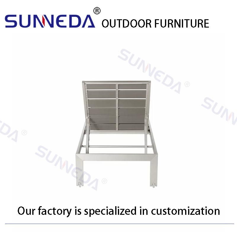 All Weather Best Selling Adjustable Powder Coating Durable Fashion Outdoor Lounger