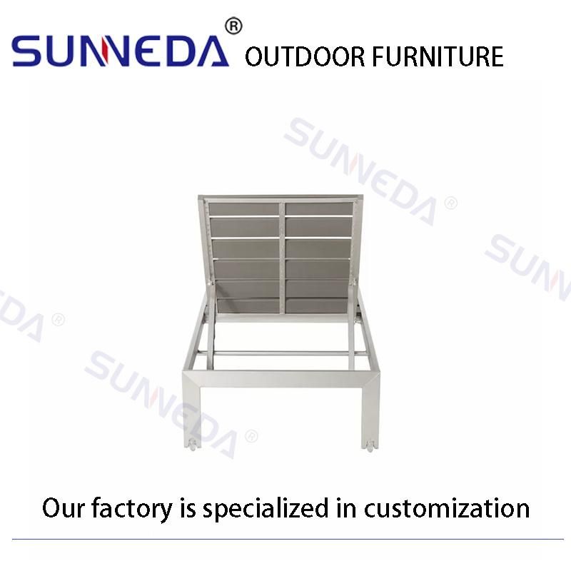 All Weather Best Selling Adjustable Powder Coating Durable Fashion Outdoor Lounger