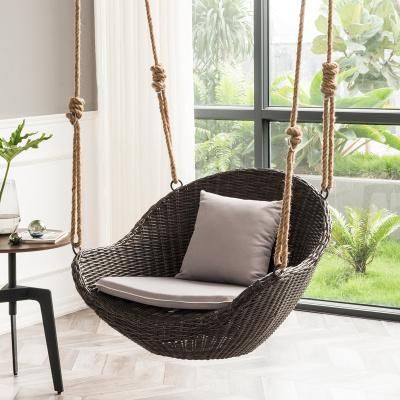 Balcony Family Hanging Basket Rattan Chair Indoor Rocking Chair