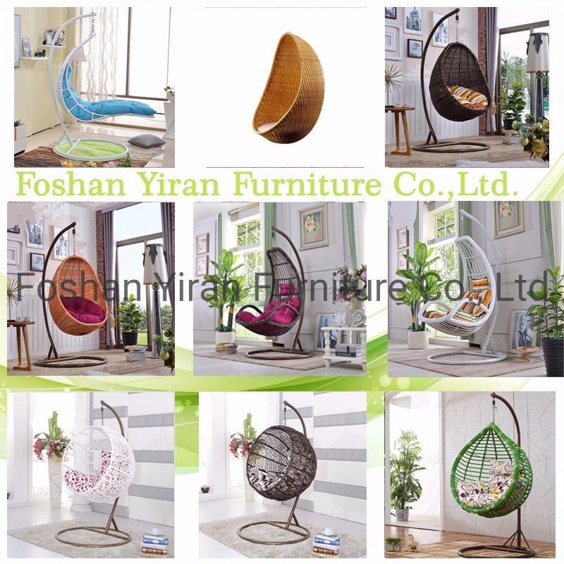 Hanging Chair with Stand/Outdoor Patio Hammock /Egg Shaped Rattan Swings