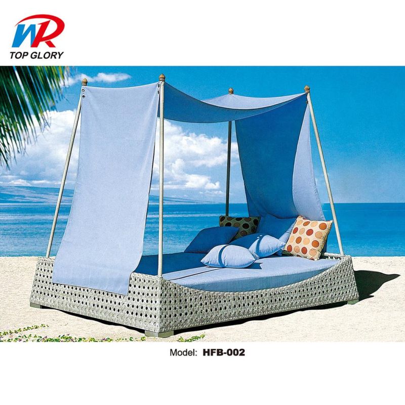 Modern Outdoor Garden Patio Hotel Resort Villa Rope Beach Chair Sun Lounger Daybed Sunbed