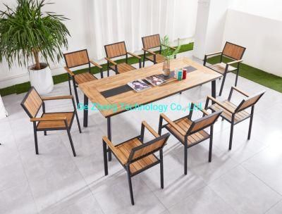 Commercial Outdoor Furniture Patio Garden Table Sets with Chairs for Hotel Restaurant Contract
