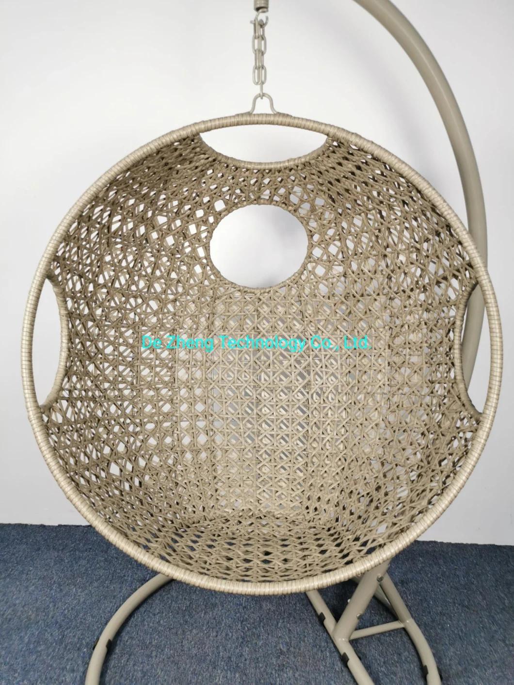 High Quality Waterproof Rattan Outdoor Patio Swing Hotel Egg Chair