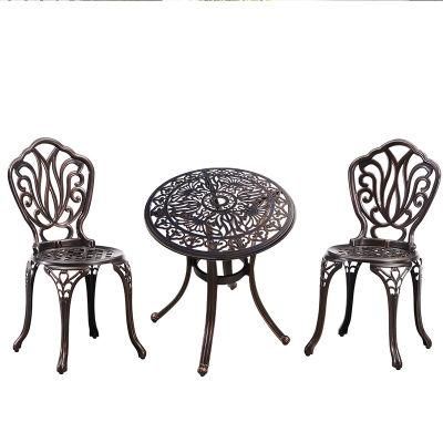 Outdoor Cast Aluminum 3 PCS Set Dining Furniture