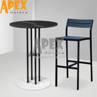 Outdoor Popular New Aluminum Bar Stool Counter Chair Stylish Durable