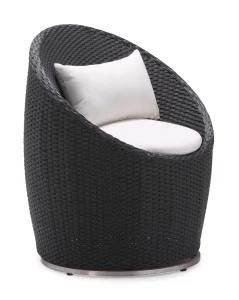 Round Base Rattan Leisure Contract Garden Chair