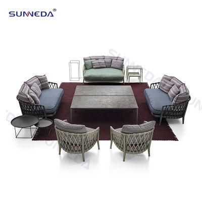 Durable Aluminum Sofa Comfortable Daybed Outdoor Garden Furniture