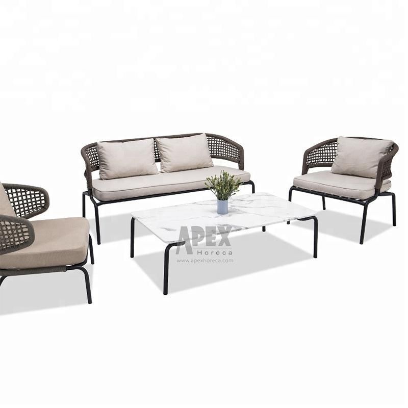 Home Garden Modern Outdoor Patio Aluminum Balcony Furniture Sofa Set