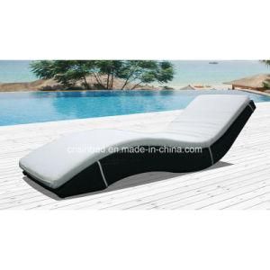 Outdoor Wicker Lounger for Swimming Pool with 5cm Cushion (7535)
