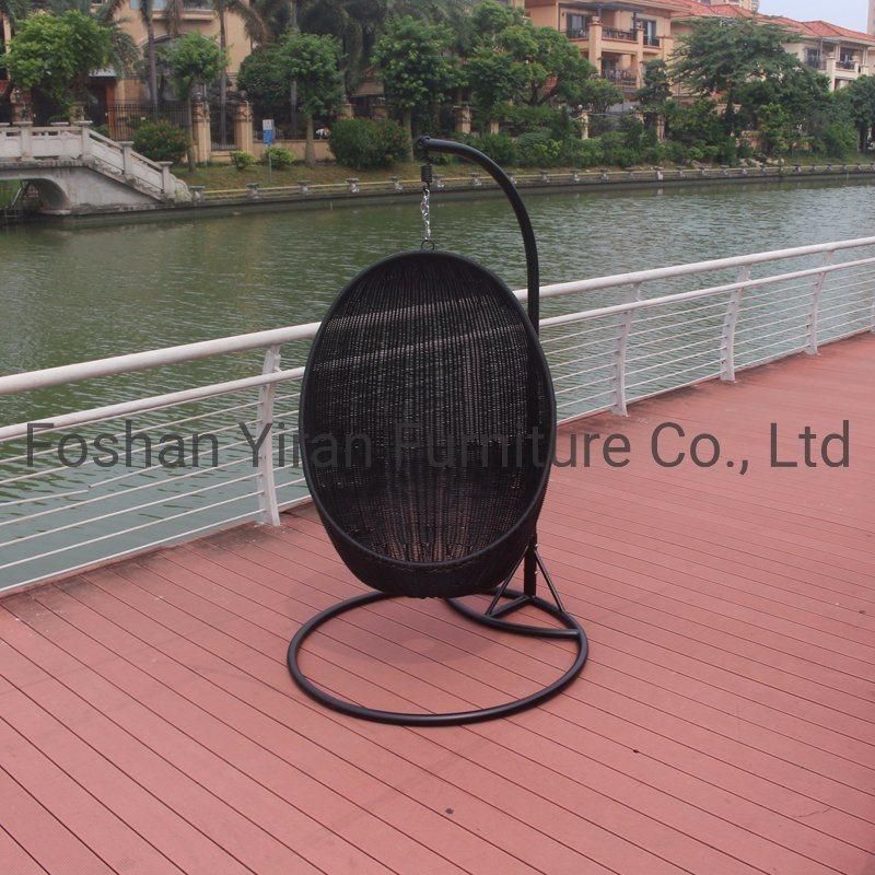 Fashionable Modern Outdoor Iron Wicker Hanging Chair Hammock