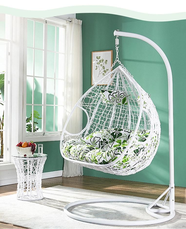 Fancy Outdoor Balcony Indoor Patio Rattan Egg Hanging Swing Chair