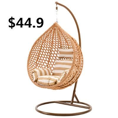 Rattan Swing Patio Adult Garden Metal Egg Wicker Hanging Chair